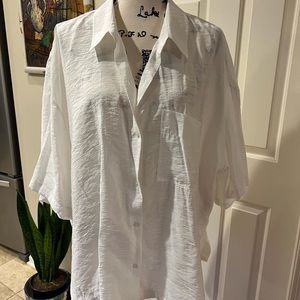 Zara White blouse